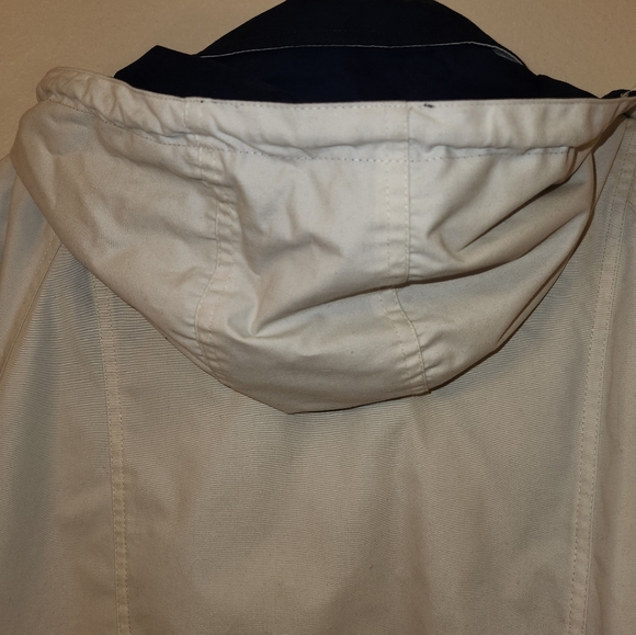 Pacific Trail Vntg Mens Quality Outerwear Jacket White Hooded Pockets Lined Sz L - Picture 8 of 15